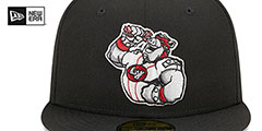 IronPigs MILB MARVEL DEFENDERS Black Fitted Hat by New Era - 3rd View