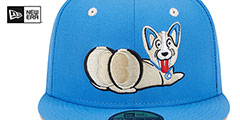 IronPigs THEME NIGHT Blue Fitted Hat by New Era - 3rd View