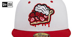 IronPigs THEME NIGHT White-Red Fitted Hat by New Era - 3rd View