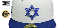 Israel 2023 WBC GAME White-Royal Hat by New Era - 3rd View