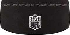 Jaguars 2014 NFL DRAFT Black Fitted Hat by New Era - 3rd View