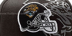 Jaguars NFL BLACK-CLASSIC FLEX Hat by New Era - 3rd View