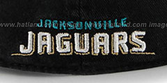 Jaguars NFL FRANCHISE Black Hat by 47 Brand - 3rd View