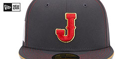 Japan 2023 WBC GAME Charcoal Hat by New Era - 3rd View