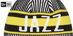 Jazz STRIPED Knit Beanie Hat by New Era - 3rd View