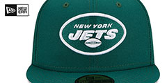 Jets 1999 PRO BOWL SIDE-PATCH Green Fitted Hat by New Era - 3rd View