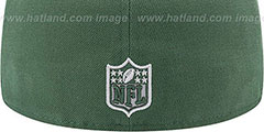 Jets 2014 NFL DRAFT Green Fitted Hat by New Era - 3rd View