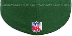 Jets COACHES-2 Green Fitted Hat by Reebok - 3rd View