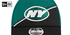 Jets DASHMARK SIDELINE SNAPBACK Green-Black Hat by New Era - 3rd View