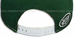 NY Jets NE-NC DOUBLE COVERAGE SNAPBACK Hat by New Era - 3rd View