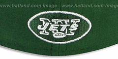 Jets NFL FELTN Green Fitted Hat by New Era - 3rd View