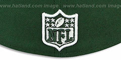 Jets NFL JERSEY-BASIC Green-White Fitted Hat by New Era - 3rd View