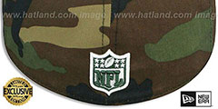 Jets NFL TEAM-BASIC Army Camo Fitted Hat by New Era - 3rd View