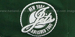 Jets SAID SNAPBACK Green-White Hat by New Era - 3rd View