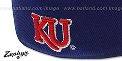 Kansas DHS Royal Fitted Hat by Zephyr - 3rd View