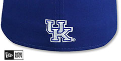 Kentucky NCAA TEAM-SCRIPT Royal Fitted Hat by New Era - 3rd View