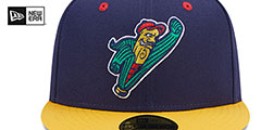 Kernels MILB MARVEL DEFENDERS Navy-Gold Fitted Hat by New Era - 3rd View