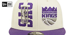 Kings 2022 NBA DOUBLE WHAMMY DRAFT SNAPBACK Hat by New Era - 3rd View