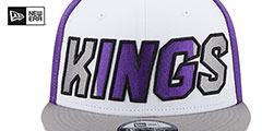 Kings COLOR BLOCK BACK HALF SNAPBACK Hat by New Era - 3rd View