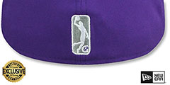 Kings NBA G-LEAGUE Purple Fitted Hat by New Era - 3rd View