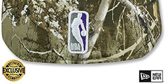 Kings NBA TEAM-BASIC Realtree Camo Fitted Hat by New Era - 3rd View