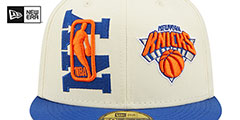 Knicks 2022 NBA DOUBLE WHAMMY DRAFT Fitted Hat by New Era - 3rd View