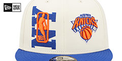 Knicks 2022 NBA DOUBLE WHAMMY DRAFT SNAPBACK Hat by New Era - 3rd View