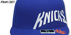 Knicks ELEMENTS Royal Fitted Hat by Reebok - 3rd View