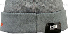 Knicks HWC-BIGGIE Grey Knit Beanie Hat by New Era - 3rd View