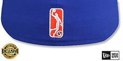 Knicks NBA G-LEAGUE Royal Fitted Hat by New Era - 3rd View