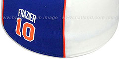 Knicks WALT FRAZIER SWINGMAN White-Royal Fitted Hat by Reebok - 3rd View