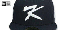 Korea 2023 WBC GAME Navy Hat by New Era - 3rd View