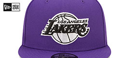 Lakers 22-23 ALTERNATE CITY-EDITION SNAPBACK Hat by New Era - 3rd View