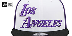 Lakers 22-23 CITY-EDITION SNAPBACK Hat by New Era - 3rd View