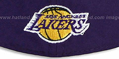 Lakers ESPN INNER LOCKED Purple-Gold Fitted Hat by New Era - 3rd View