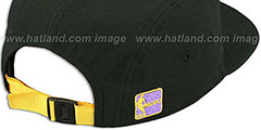 Lakers FLAWLESS CAMPER STRAPBACK Black Hat by New Era - 3rd View