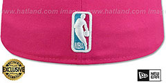 Lakers MIAMI VICE Beetroot-Blue Fitted Hat by New Era - 3rd View