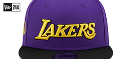 Lakers STATEMENT SNAPBACK Purple-Black Hat by New Era - 3rd View