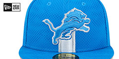 Lions 2024 NFL SIDELINE Blue Fitted Hat by New Era - 3rd View