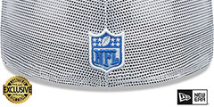 Lions TEAM-BASIC TRUCKER White Fitted Hat by New Era - 3rd View