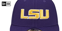 LSU TEAM-BASIC TRUCKER SNAPBACK Purple  Hat by New Era - 3rd View