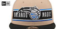 Magic 2024 NBA DRAFT SNAPBACK Camel-Black Hat by New Era - 3rd View