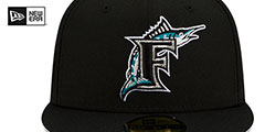 Marlins 1997 WORLD SERIES SIDE-PATCH UP Fitted Hat by New Era - 3rd View