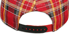 Maryland MASCOT GAELIC PLAID SNAPBACK Red-Red Hat by Zephyr - 3rd View