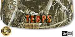 Maryland NCAA TEAM-BASIC Realtree Camo Fitted Hat by New Era - 3rd View