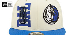 Mavericks 2022 NBA DOUBLE WHAMMY DRAFT SNAPBACK Hat by New Era - 3rd View