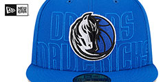 Mavericks 2023 NBA DRAFT Royal Fitted Hat by New Era - 3rd View