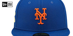 Mets 1986 WS CITRUS POP Royal-Green Fitted Hat by New Era - 3rd View