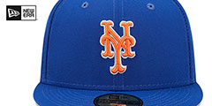 Mets 1986 WS CLOUD-UNDER Royal Fitted Hat by New Era - 3rd View