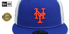 Mets 2013 ASG MESH-BACK SIDE-PATCH Royal-White Fitted Hat by New Era - 3rd View